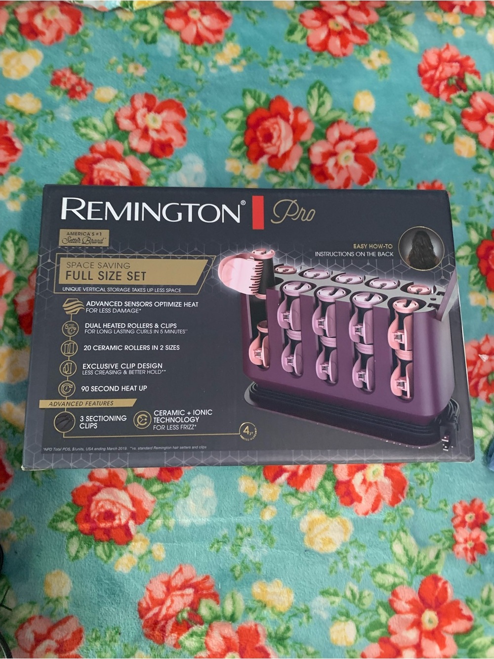 Remington Pro Thermaluxe Heated Roller Set - Pink and Purple